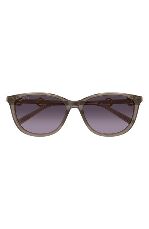 GG2220SK 56mm Gradient Round Sunglasses
