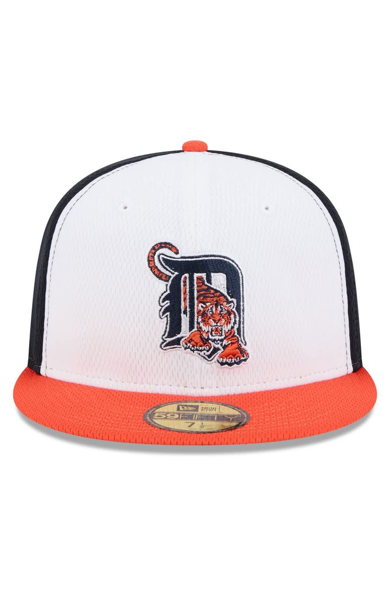 New Era Men's New Era Navy/Orange Detroit Tigers 2025 MLB Clubhouse 59FIFTY Fitted Hat, Alternate, color, 