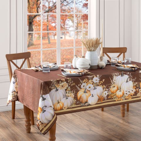 Wheatland Harvest Fall Rectangle Tablecloth