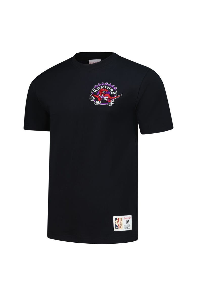 Men's Mitchell & Ness Vince Carter Black Toronto Raptors Hardwood Classics NBA Legends T-Shirt, Alternate, color, Black