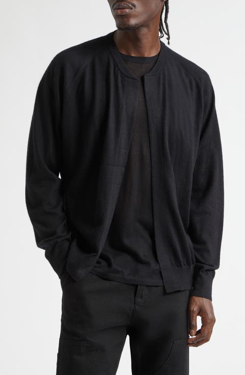 Cashmere Bomber Cardigan