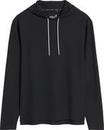 johnnie-O Hoppin Ribbed Stretch Hooded Pullover