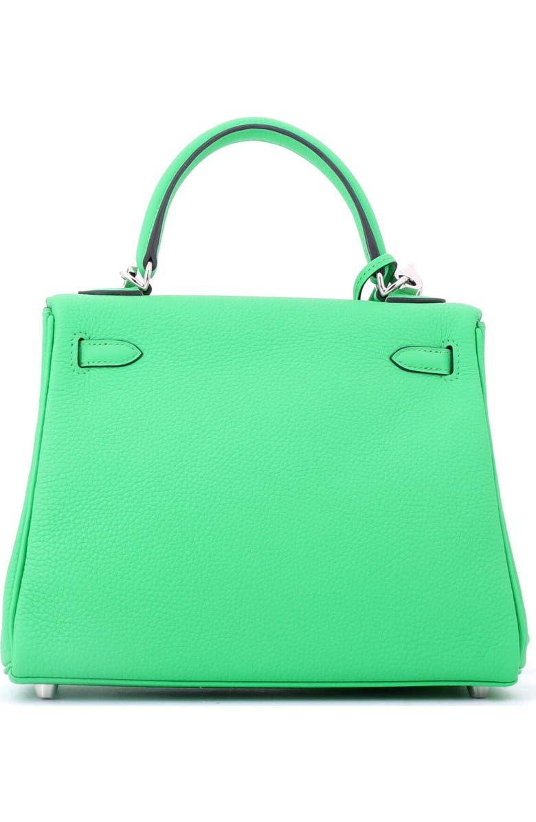 Pre-Owned Hermes Kelly Handbag Green Togo with Palladium Hardware 25, Alternate, color, Vert Comics