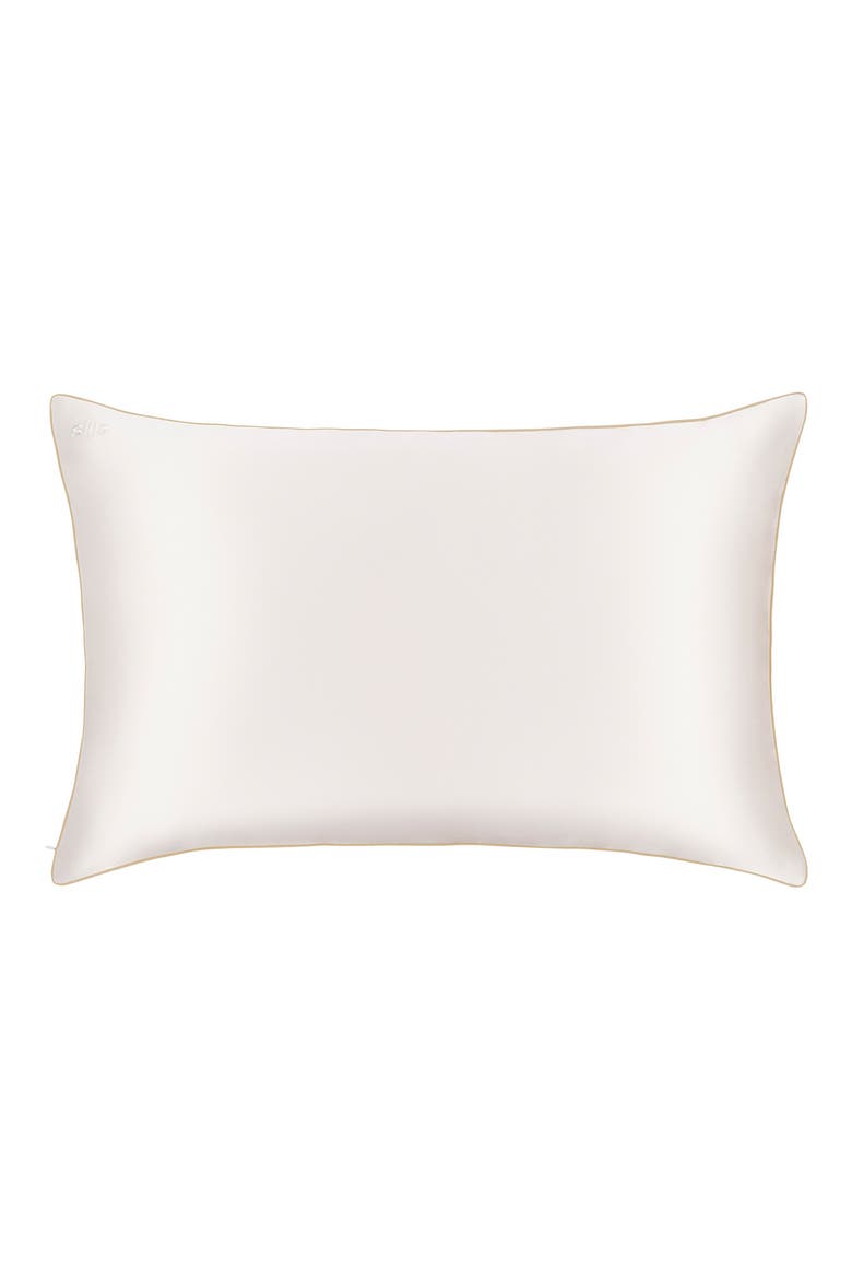 Pure Silk Queen Pillowcase $120 Value, Alternate, color, IVORY