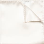 Eton Ivory Silk Pocket Square