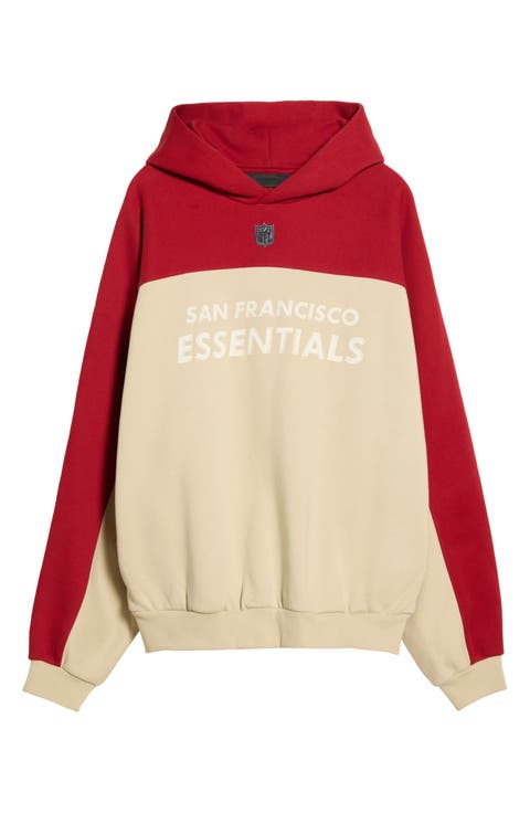 San Francisco 49ers 90s Relaxed Colorblock Hoodie