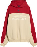 Fear of God Essentials San Francisco 49ers 90s Relaxed Colorblock Hoodie