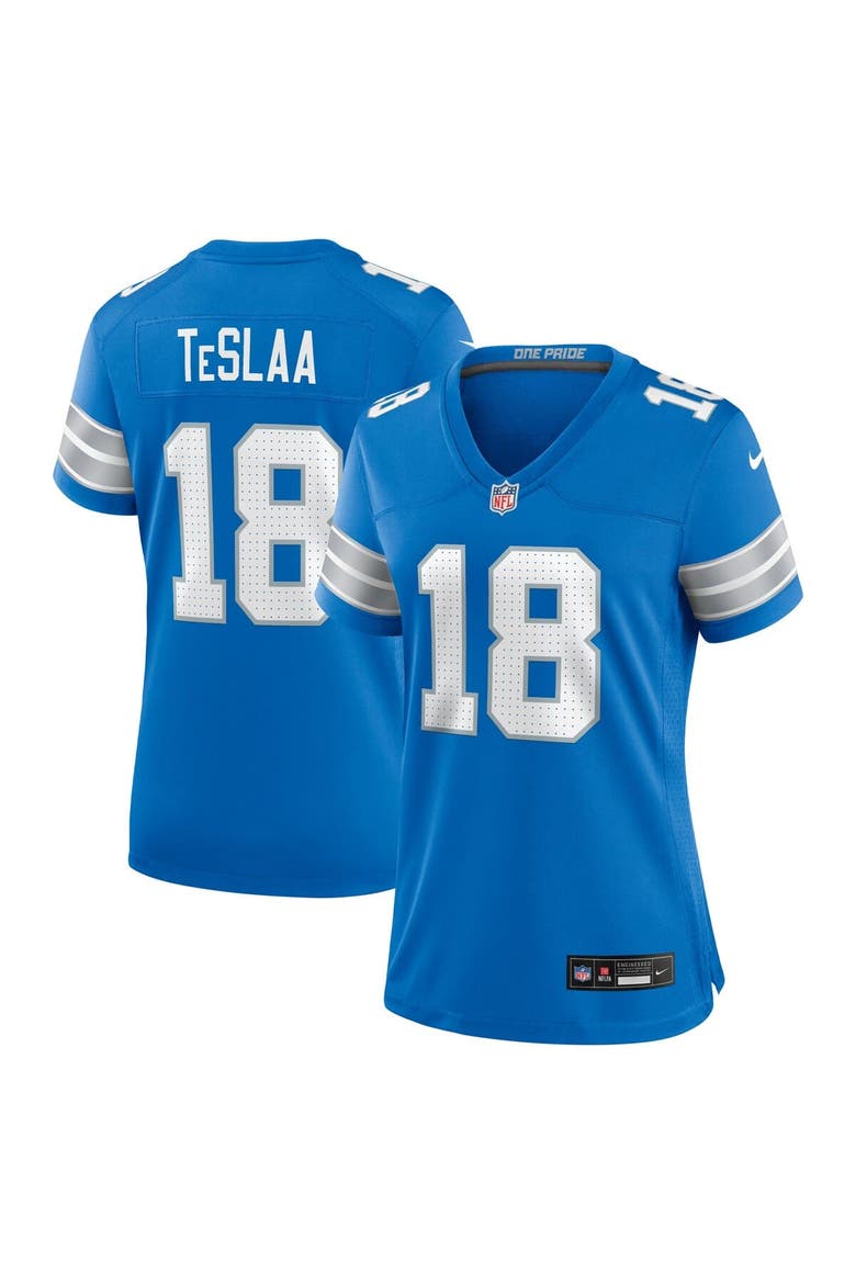 Women's Nike Isaac TeSlaa Blue Detroit Lions Game Player Jersey, Main, color, Blue
