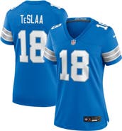 Nike Women's Nike Isaac TeSlaa Blue Detroit Lions Game Player Jersey
