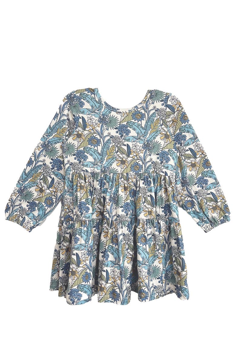 Mabel + Honey Leah Floral Dress, Main, color, Blue