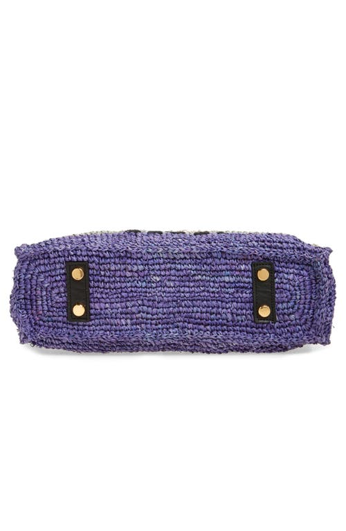 Sacai Multicolor Raffia New Shopper Medium Bag In Multicolored