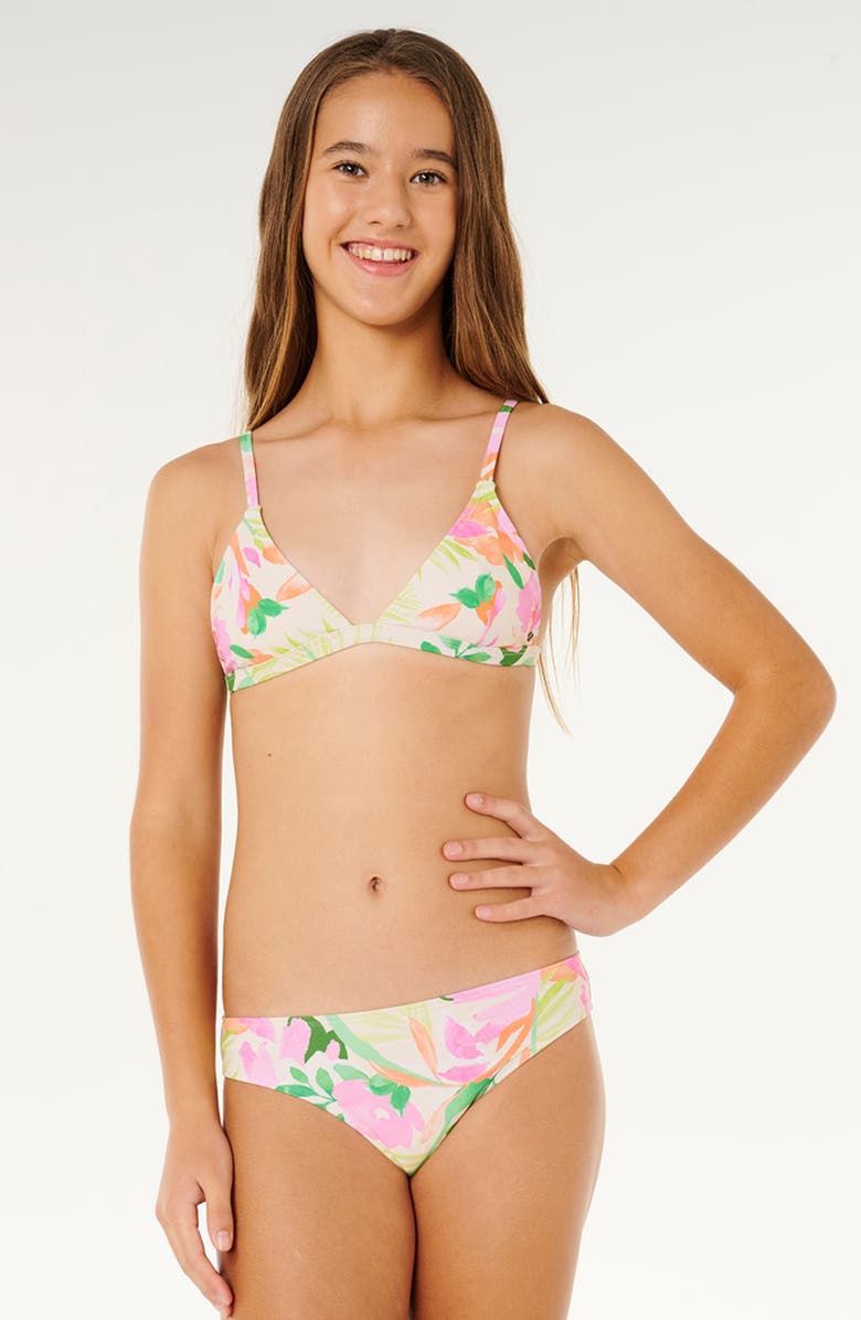 Rip Curl Kids' Molokai Two-Piece Swimsuit, Main, color, Off White