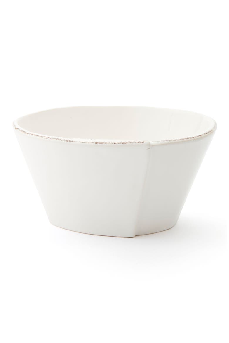Lastra Cereal Bowl, Main, color, WHITE