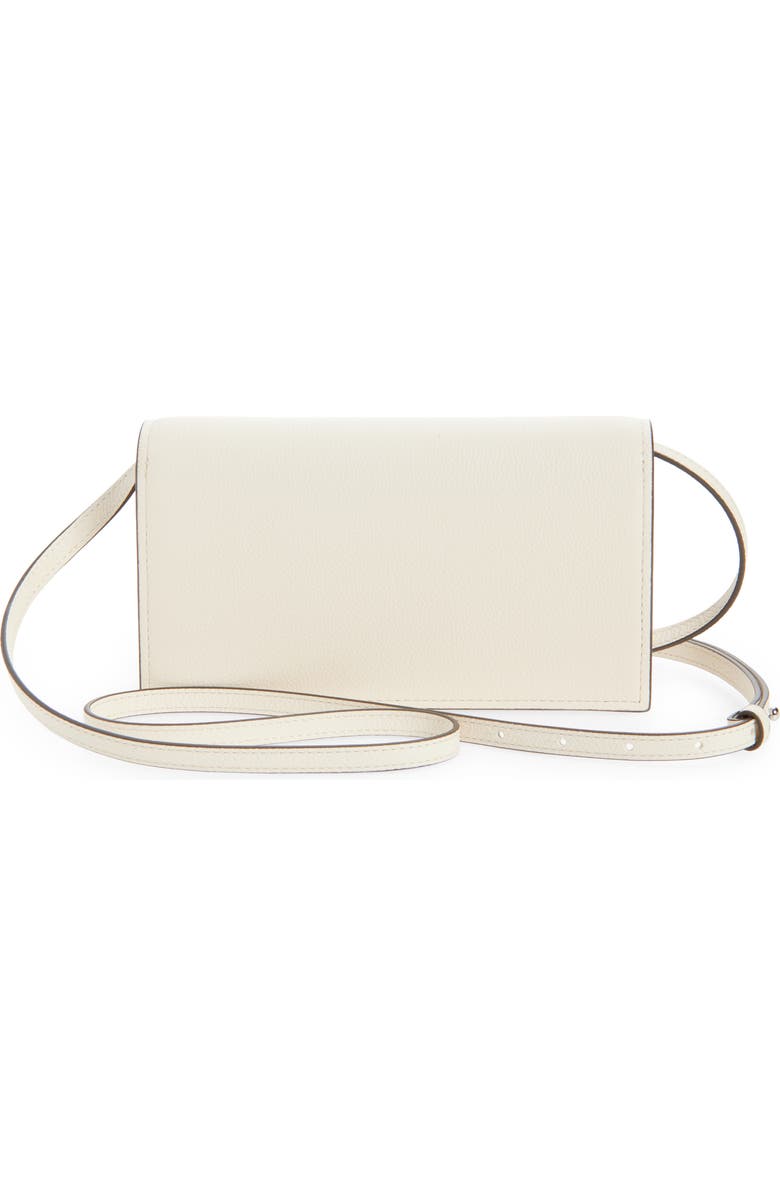 Tory Burch Perry Wallet Crossbody Bag, Alternate, color, Light Cream