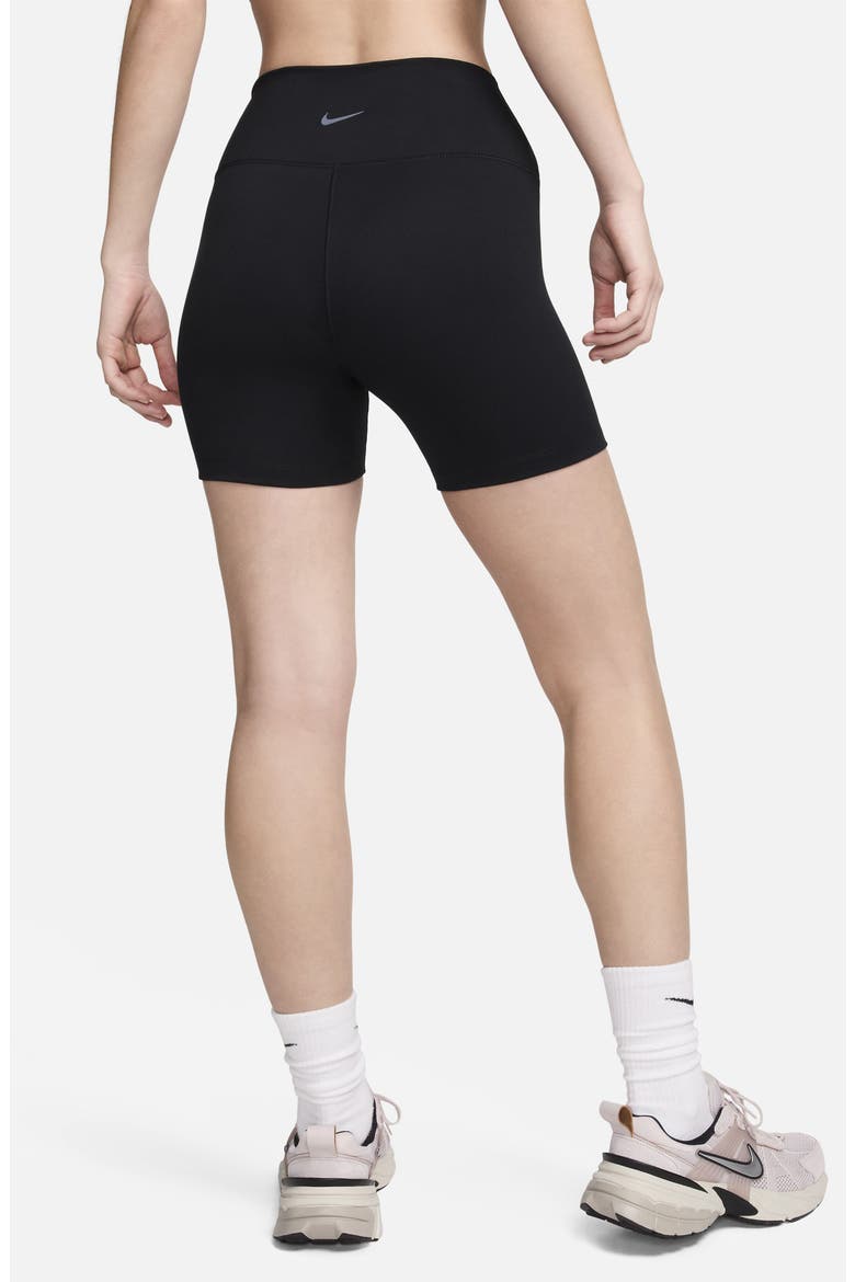 One Elemental Dri-FIT High Waist Bike Shorts, Alternate, color, BLACK/BLACK