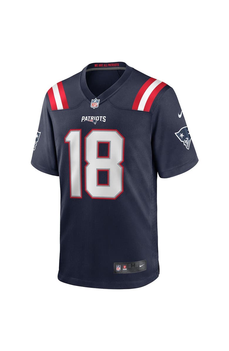 Nike Men's Nike Matthew Slater Navy New England Patriots Game Player Jersey, Alternate, color, 