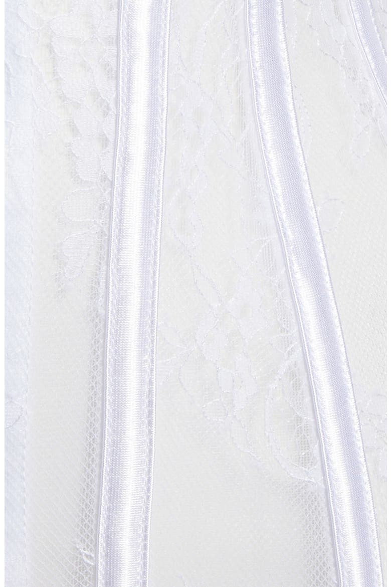 Lace Waist Cincher, Alternate, color, WHITE