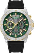 Kenneth Cole New York The Hollis Chronograph Mixed Media Strap Watch, 45mm