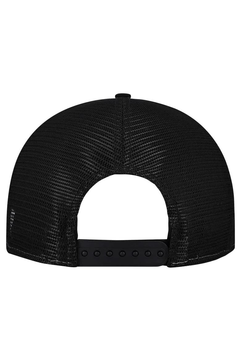 Men's New Era Cream/Black Pittsburgh Steelers  Cutout A-Frame 9FIFTY Snapback Hat, Alternate, color, Cream
