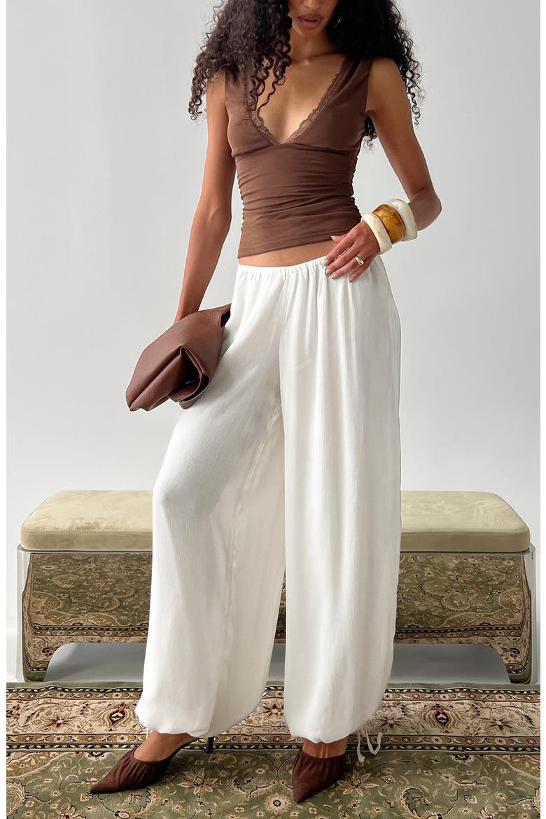 Moondancer Balloon Pants, Alternate, color, CREAM