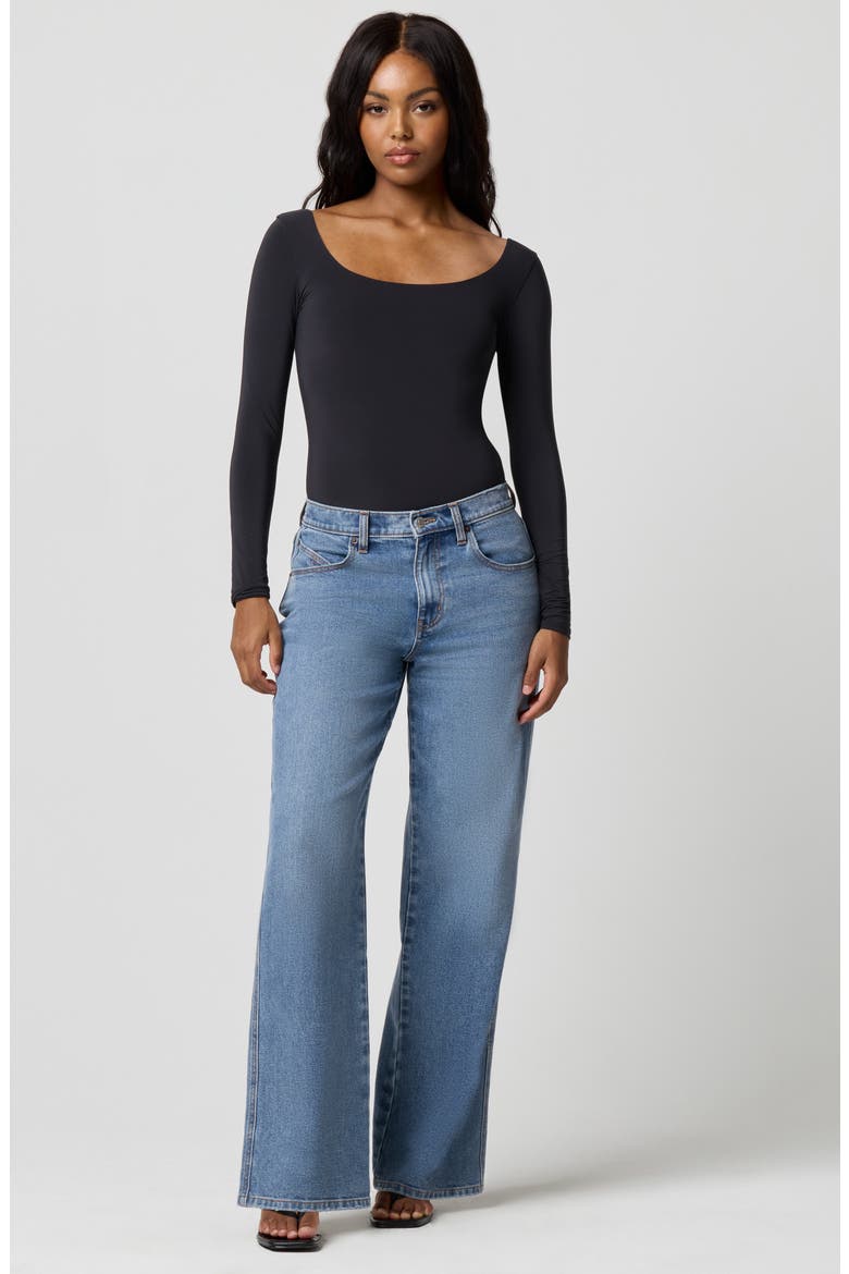 Boyfriend Jeans, Alternate, color, MED WASH