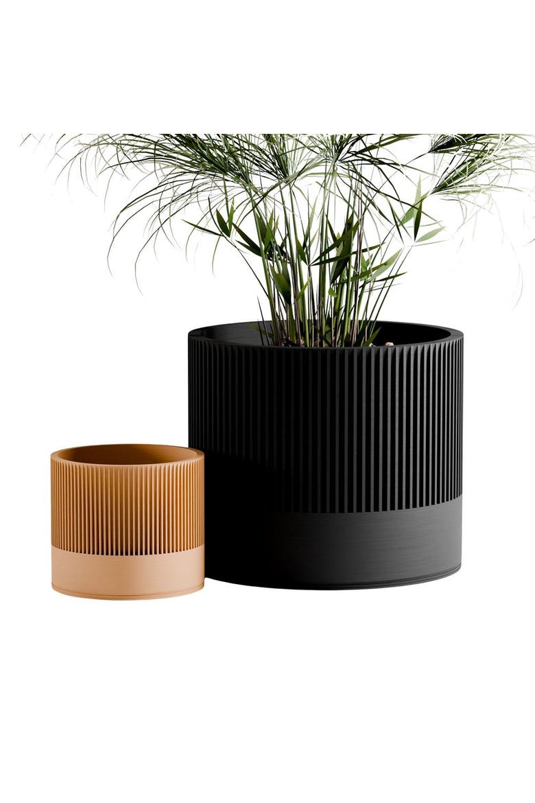 Sakura Planter, Main, color, Natural Wood - 6"