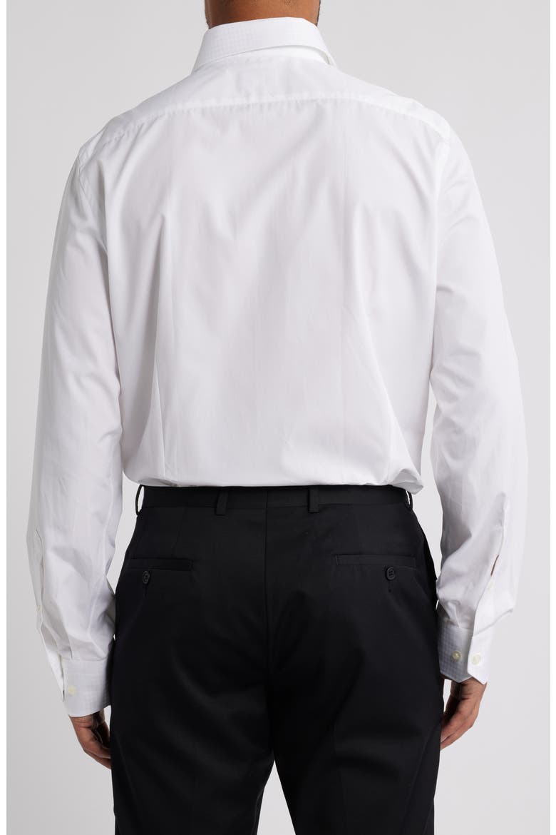 Modern Fit Cotton Poplin Dress Shirt, Alternate, color, WHITE