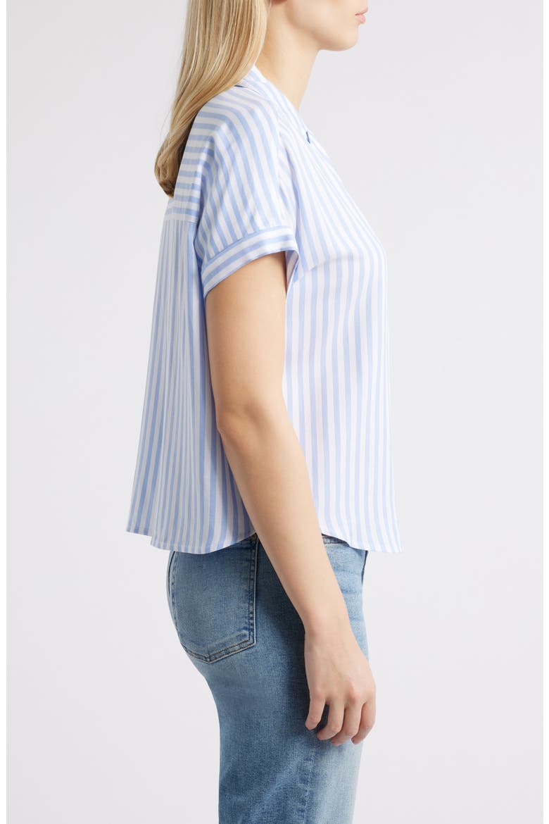 Denise Stripe Shirt, Alternate, color, MOSCOW LILAC
