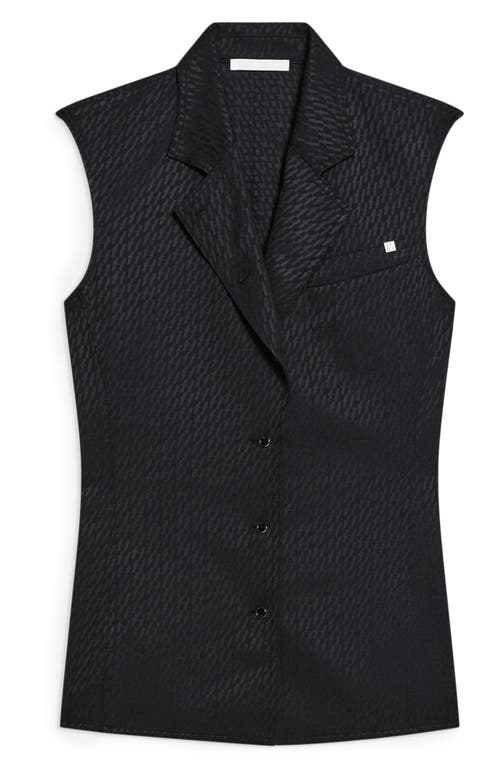 Helmut Lang Modest Logo Jacquard Vest