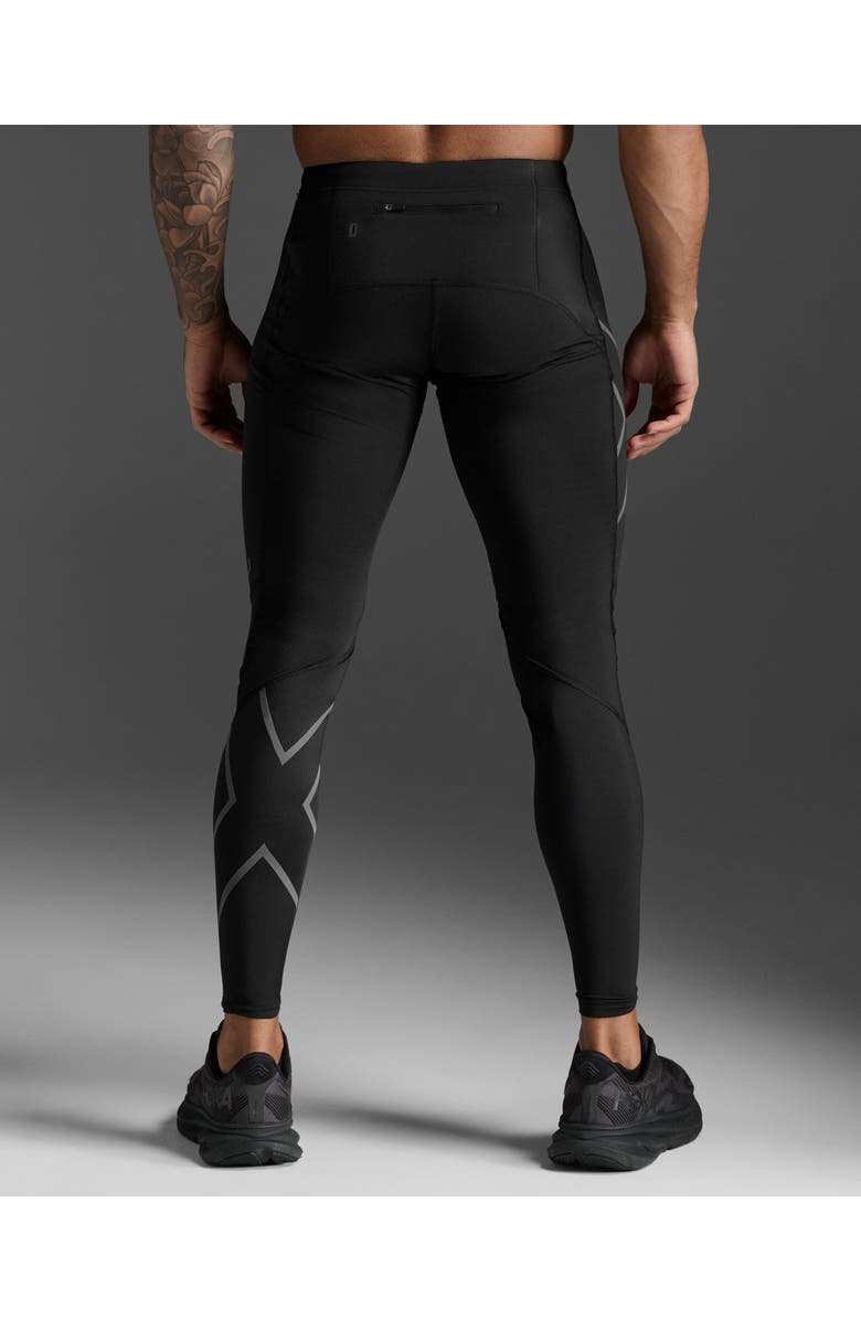 2XU Men's Ignition Shield Compression Tights, Alternate, color, Black/Black Reflective