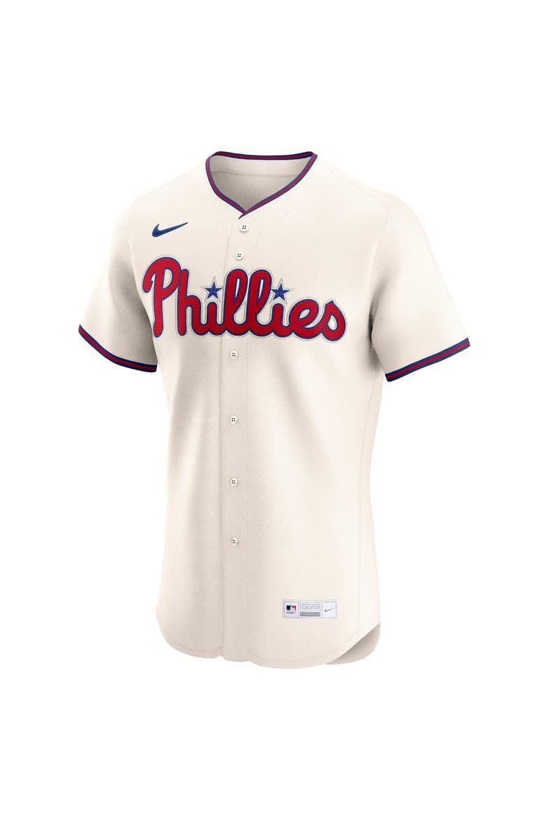 Men's Nike Bryce Harper Cream Philadelphia Phillies Alternate 2 Elite Jersey, Alternate, color, Cream