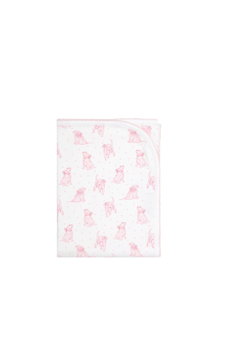 Nellapima Pink Puppy Love Print Blanket - Baby, Main, color, Pink