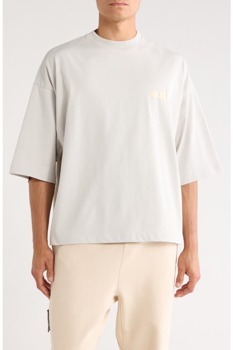 Merch Logo Graphic Cotton T-Shirt, Main, color, OVERCAST