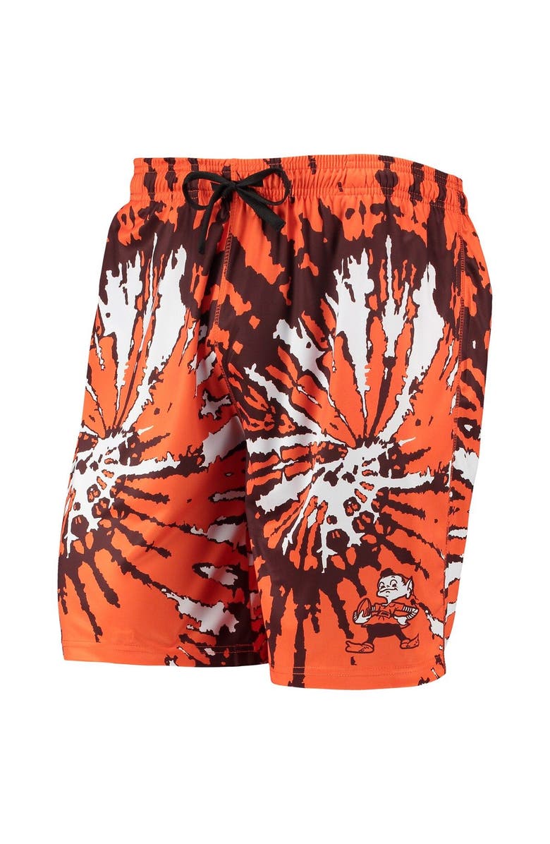 FOCO Men's FOCO Orange Cleveland Browns Retro Static Mesh Lounge Shorts, Alternate, color, 