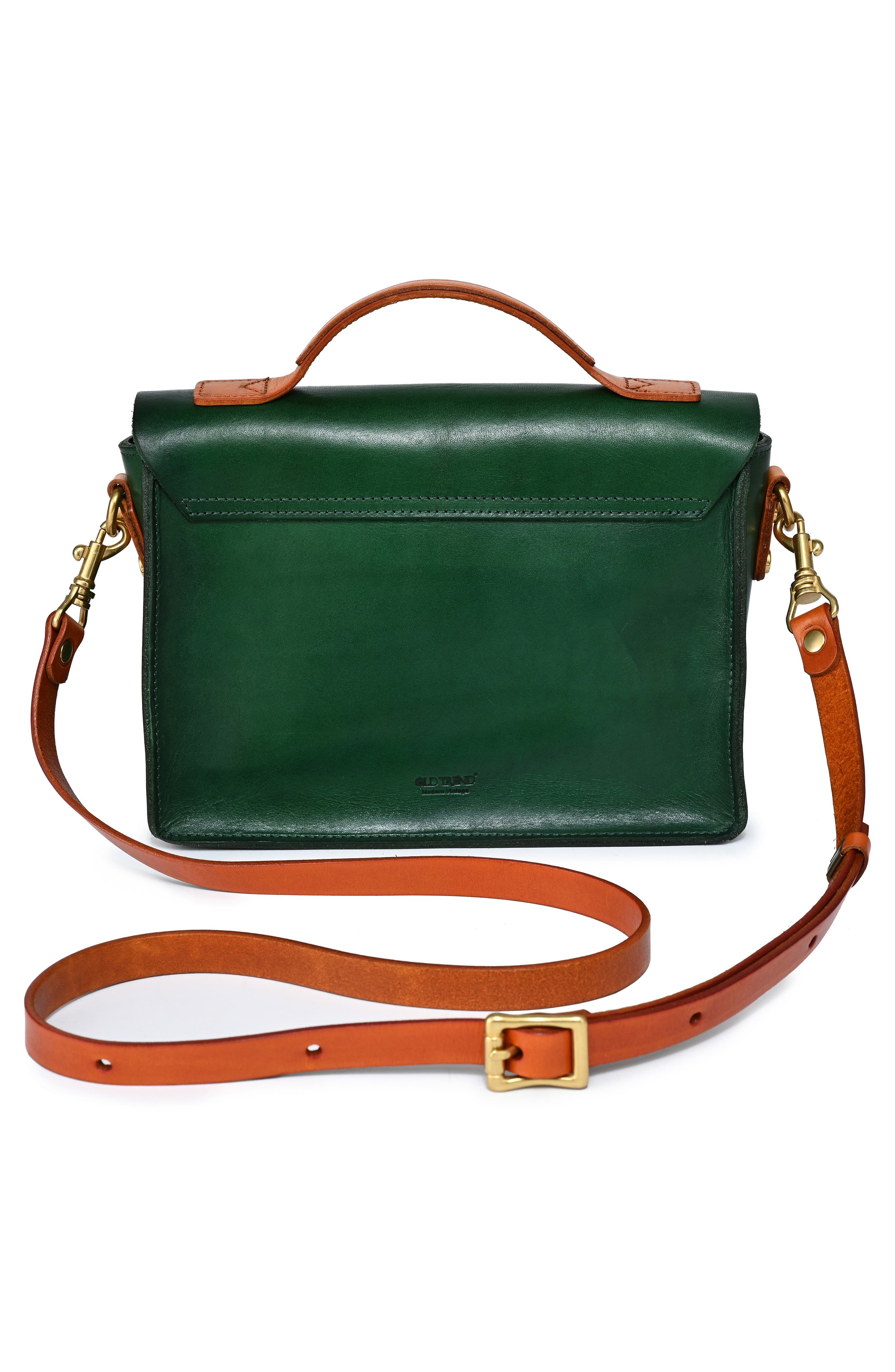 Aster Mini Leather Satchel, Alternate, color, GREEN