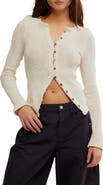 Free People It's On Rib Cardigan