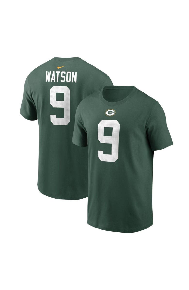 Nike Men's Nike Christian Watson Green Green Bay Packers Player Name & Number T-Shirt, Alternate, color, Green