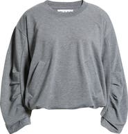 CITY BLUES Pleated Sweatshirt