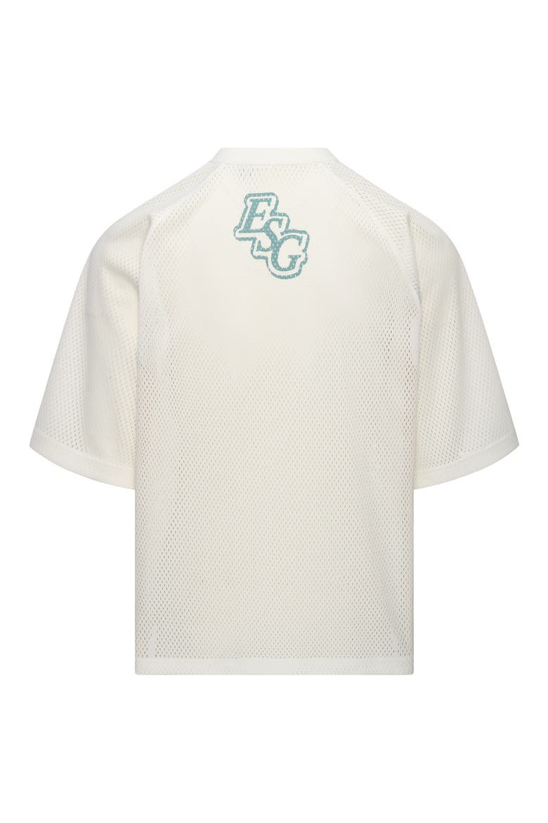 Mesh V-Neck Field Jersey, Alternate, color, BRIGHT WHITE