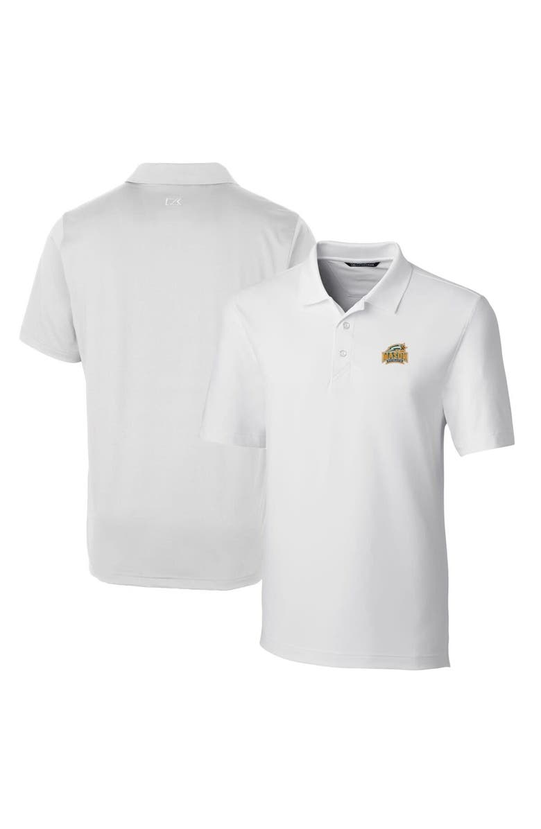 Cutter & Buck Men's Cutter & Buck White George Mason Patriots Big & Tall Forge Stretch Polo, Main, color, 