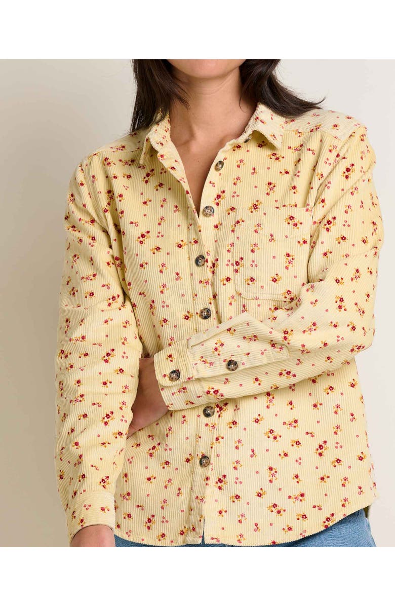 Toad & Co Women's Cascadia Long Sleeve Shirt, Alternate, color, Barley Floral Print