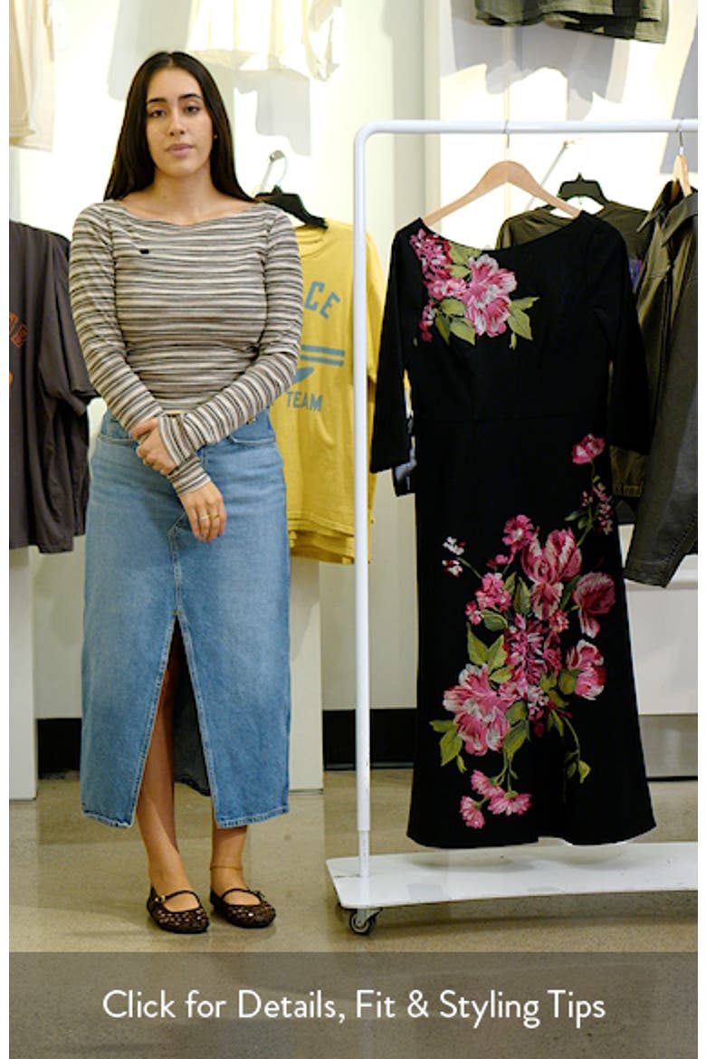 Greta Floral Embroidered Gown video