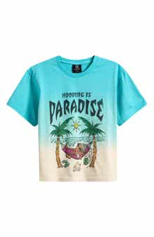 Kids' Daybreak Dip Dye Cotton Graphic T-Shirt