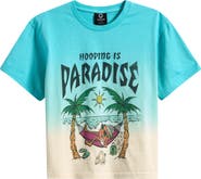 OVERTIME Kids' Daybreak Dip Dye Cotton Graphic T-Shirt