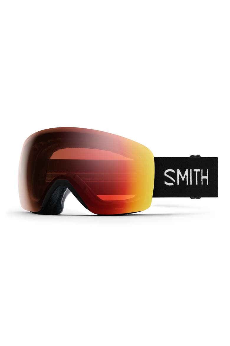 Skyline ChromaPop™ Snow Goggles, Main, color, BLACK / PHOTOCHROMIC RED