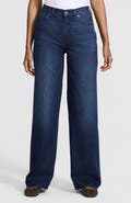Lands' End Rigid Denim Mid Rise Baggy Jeans