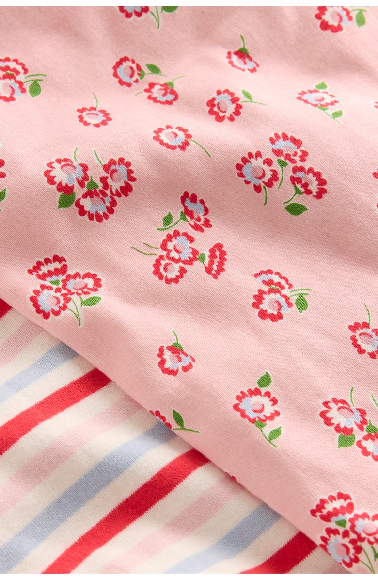 Mini Boden Shorty Pajama Shirt & Shorts Set, Alternate, color, Multi Stripe