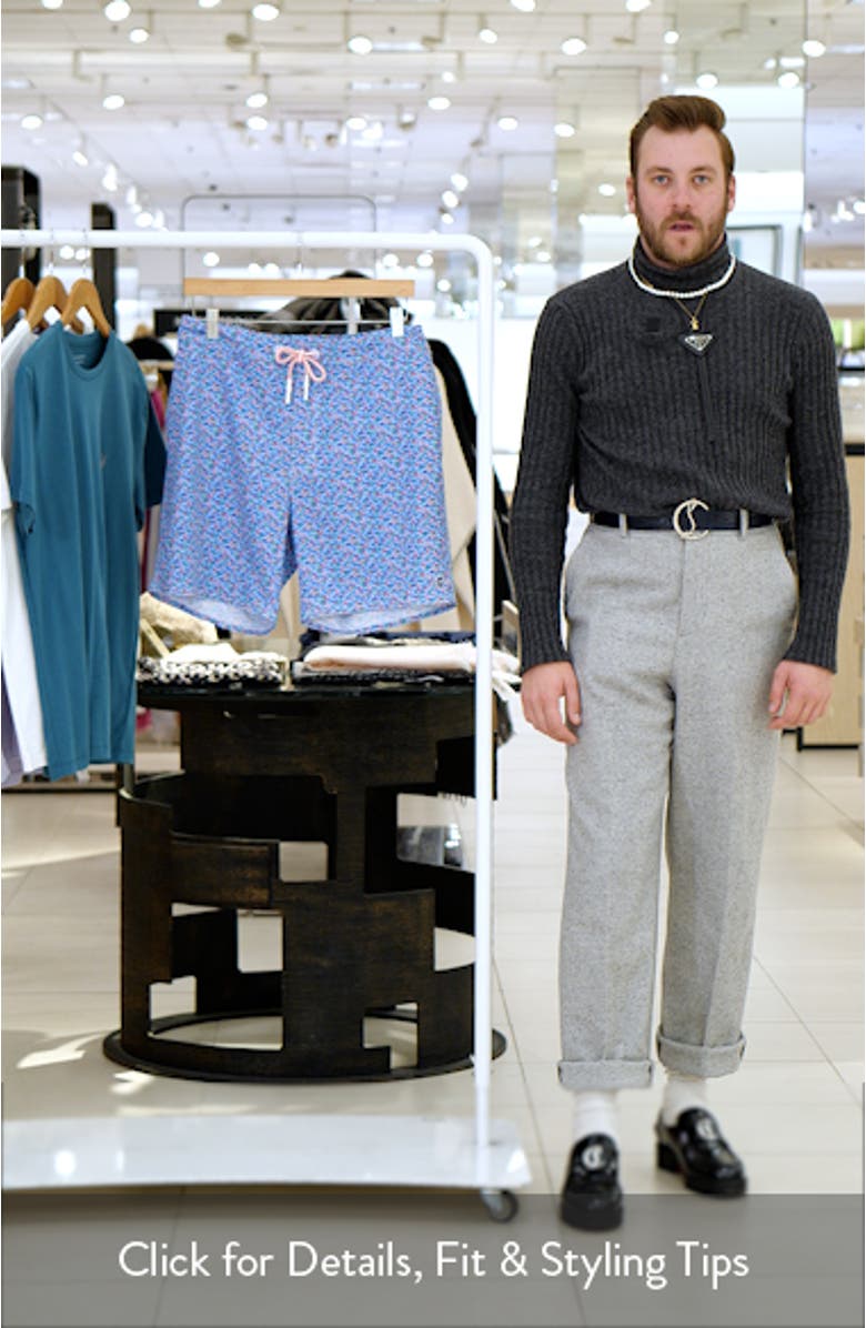 Red Fin Blue Fin Swim Trunks, sales video thumbnail