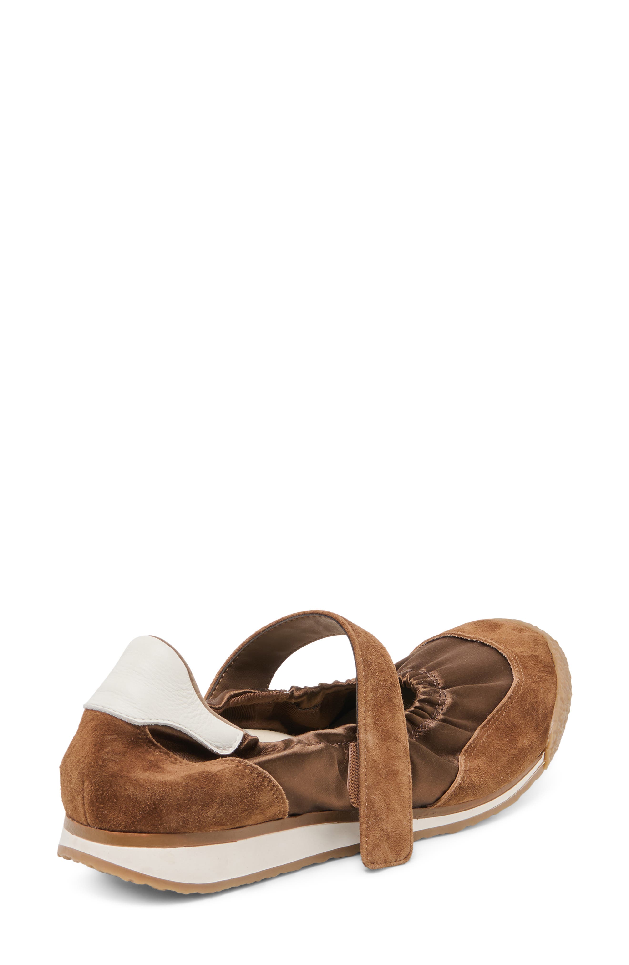Spruce Ballet Sneaker, Alternate, color, COCOA SATIN