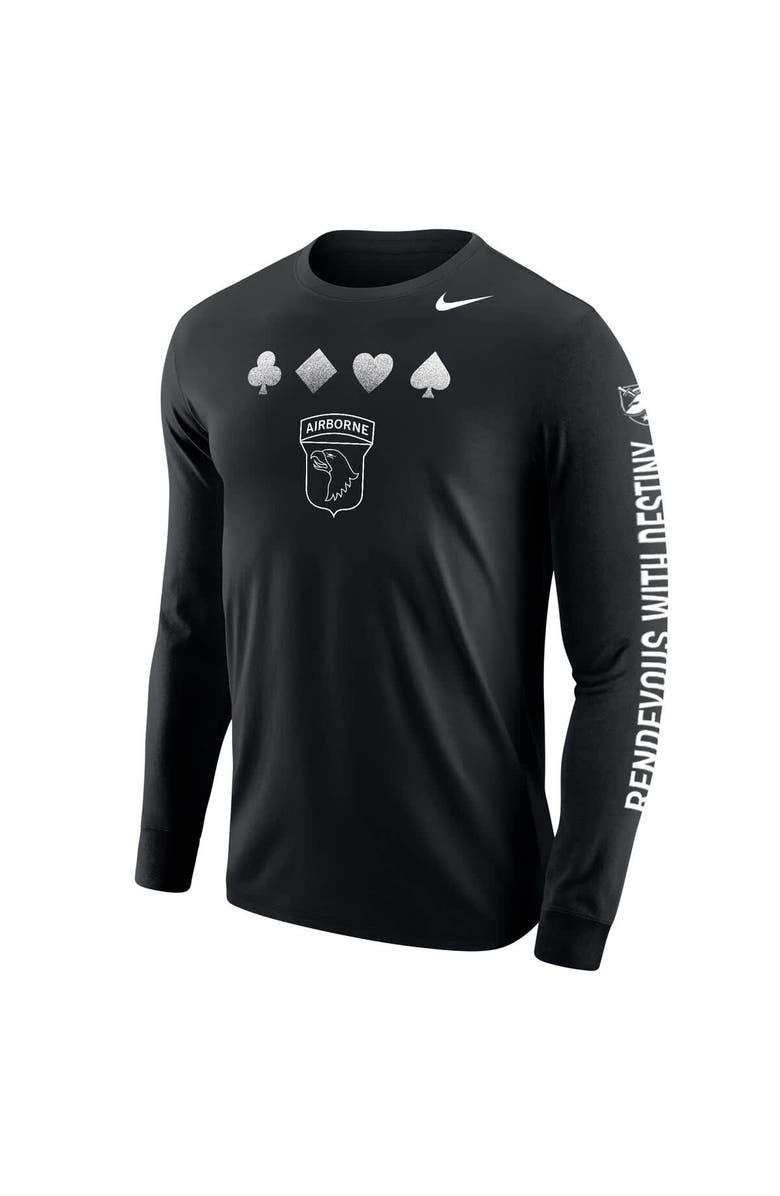 Nike Youth Nike Black Army Black Knights 2024 Rivalry Collection Suit Long Sleeve T-Shirt, Alternate, color, Black